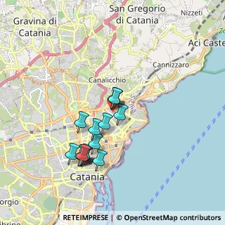 Mappa Via Giuseppe Martucci, 95126 Catania CT, Italia (1.76933)