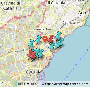 Mappa Via Giuseppe Martucci, 95126 Catania CT, Italia (1.56133)
