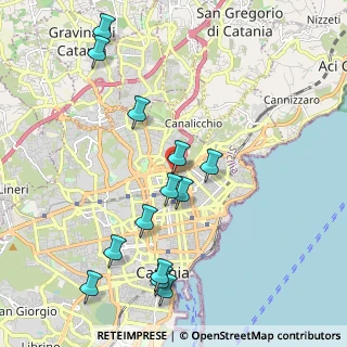 Mappa Via Vincenzo Giuffrida, 95126 Catania CT, Italia (2.52385)