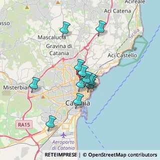 Mappa Via Vincenzo Giuffrida, 95126 Catania CT, Italia (3.0275)