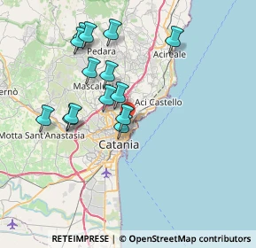 Mappa Via Licciardi, 95126 Catania CT, Italia (7.88643)