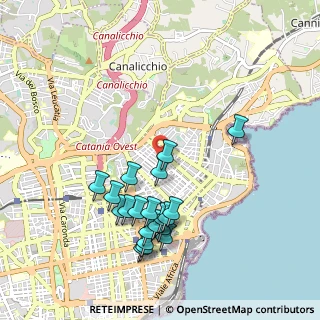 Mappa Via Licciardi, 95126 Catania CT, Italia (1.124)