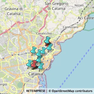 Mappa Via Licciardi, 95126 Catania CT, Italia (1.81533)