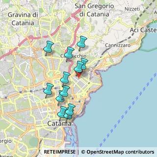 Mappa Via Licciardi, 95126 Catania CT, Italia (1.79583)