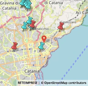 Mappa Via Licciardi, 95126 Catania CT, Italia (2.81167)