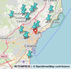 Mappa Via Licciardi, 95126 Catania CT, Italia (4.50733)
