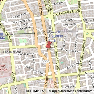 Mappa Via Etnea, 489, 95128 Misterbianco, Catania (Sicilia)