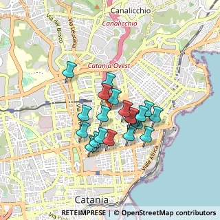 Mappa Via Canfora, 95127 Catania CT, Italia (0.7405)