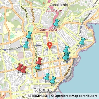 Mappa Via Canfora, 95127 Catania CT, Italia (1.245)