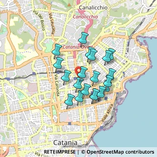 Mappa Via Canfora, 95127 Catania CT, Italia (0.7645)