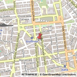 Mappa Via Canfora, 164, 95127 Catania, Catania (Sicilia)