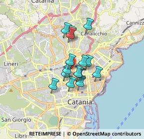 Mappa Via Istituto Sacro Cuore, 95125 Catania CT, Italia (1.24867)