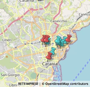 Mappa Via Giuseppe Leocata, 95125 Catania CT, Italia (1.89923)