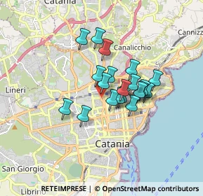 Mappa Via Giuseppe Leocata, 95125 Catania CT, Italia (1.326)