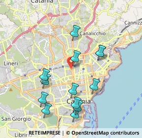 Mappa Via Giuseppe Leocata, 95125 Catania CT, Italia (2.20923)