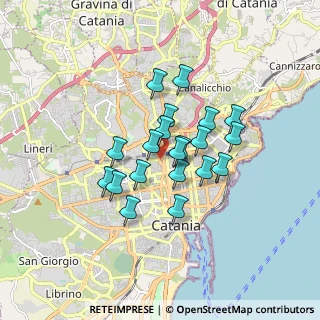 Mappa Via Giuseppe Leocata, 95125 Catania CT, Italia (1.438)