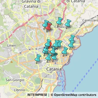 Mappa Via Giuseppe Leocata, 95125 Catania CT, Italia (1.41722)