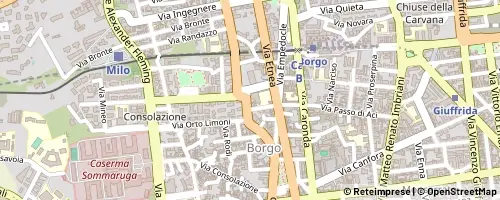 Mappa Catania