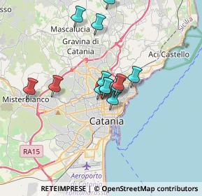 Mappa Via Giuseppe Leocata, 95125 Catania CT, Italia (2.89923)