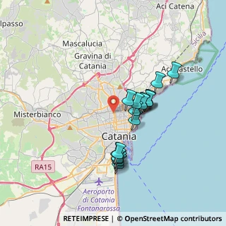 Mappa Via Giuseppe Leocata, 95125 Catania CT, Italia (3.39706)