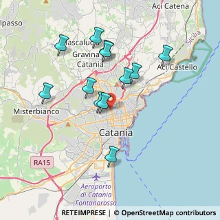Mappa Via Giuseppe Leocata, 95125 Catania CT, Italia (3.92333)
