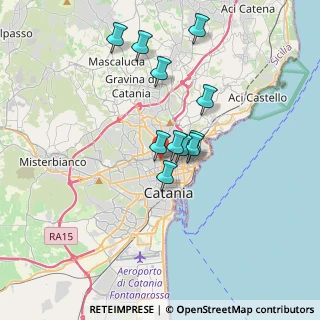 Mappa Via Giuseppe Leocata, 95125 Catania CT, Italia (3.25364)