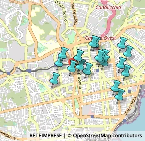 Mappa Via Giuseppe Leocata, 95125 Catania CT, Italia (0.8555)