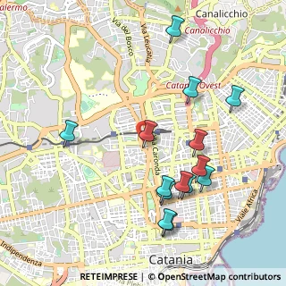 Mappa Via Istituto Sacro Cuore, 95125 Catania CT, Italia (1.20429)
