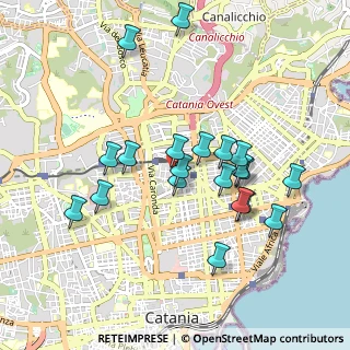 Mappa 95128 Catania CT, Italia (0.9945)