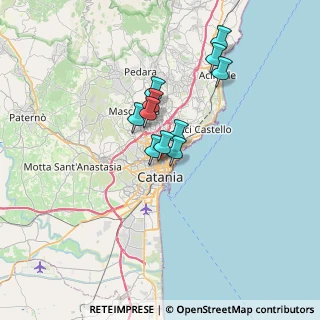 Mappa 95128 Catania CT, Italia (5.70909)