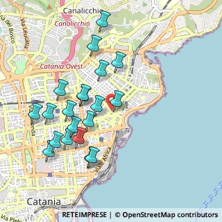 Mappa Via Principe Nicola, 95127 Catania CT, Italia (1.088)