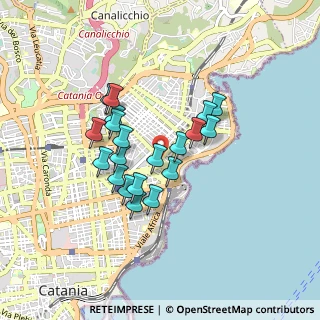 Mappa Via Principe Nicola, 95127 Catania CT, Italia (0.7745)