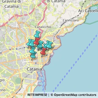 Mappa Via Principe Nicola, 95127 Catania CT, Italia (1.27667)