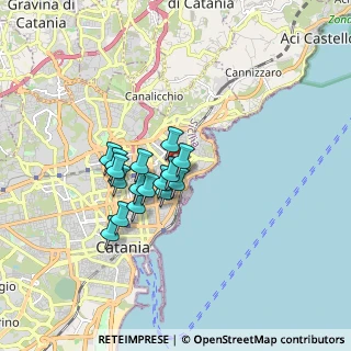 Mappa Via Principe Nicola, 95127 Catania CT, Italia (1.36063)