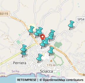 Mappa Via Filippo Cluverio, 92019 Sciacca AG, Italia (0.7475)