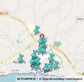 Mappa Via Filippo Cluverio, 92019 Sciacca AG, Italia (1.20824)