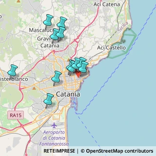 Mappa Via Giuseppe Borrello, 95127 Catania CT, Italia (3.73833)