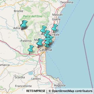 Mappa Via Giuseppe Borrello, 95127 Catania CT, Italia (10.99692)