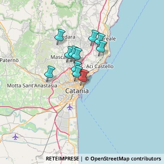 Mappa Via Giuseppe Borrello, 95127 Catania CT, Italia (5.81182)