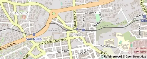 Mappa Catânia