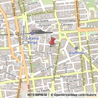 Mappa Via Proserpina, 14, 95128 Catania, Catania (Sicilia)