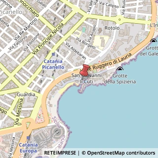 Mappa Via S. Giovanni Li Cuti, 95127 Catania CT, Italia, 95127 Catania, Catania (Sicilia)