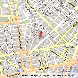 Mappa Via Antonio Santangelo Fulci, 35, 95127 Catania, Catania (Sicilia)