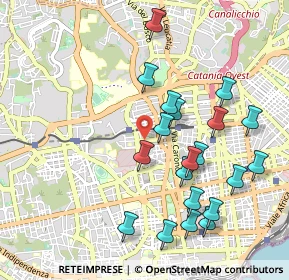 Mappa Largo Papa Paolo VI, 95125 Catania CT, Italia (1.1625)