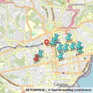 Mappa Largo Papa Paolo VI, 95125 Catania CT, Italia (1.00091)