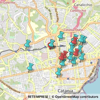 Mappa Largo Papa Paolo VI, 95125 Catania CT, Italia (1.069)