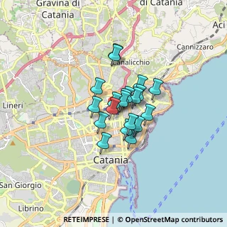 Mappa Via Suor Maria Mazzarello, 95128 Catania CT, Italia (1.1015)