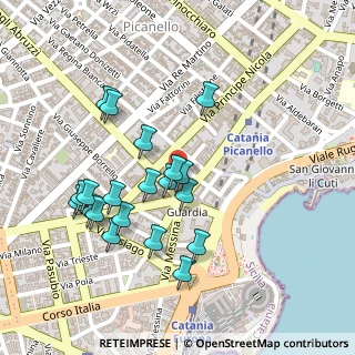 Mappa Via Bonforte, 95127 Catania CT, Italia (0.258)