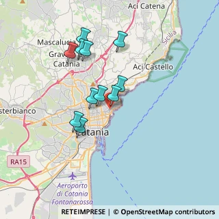 Mappa Via Bonforte, 95127 Catania CT, Italia (3.49909)