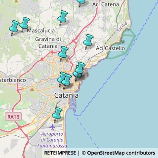 Mappa Via Bonforte, 95127 Catania CT, Italia (4.28692)